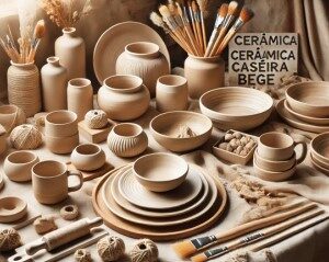 Cerâmica Caseira Bege