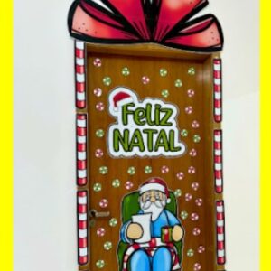 Decoração de Porta Papai Noel